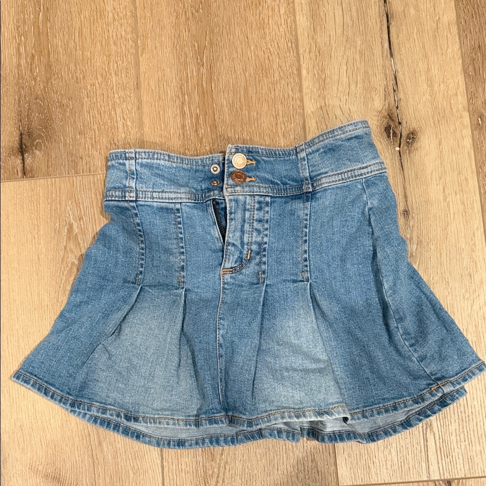 Abercrombie Kids Blue Denim Skirt